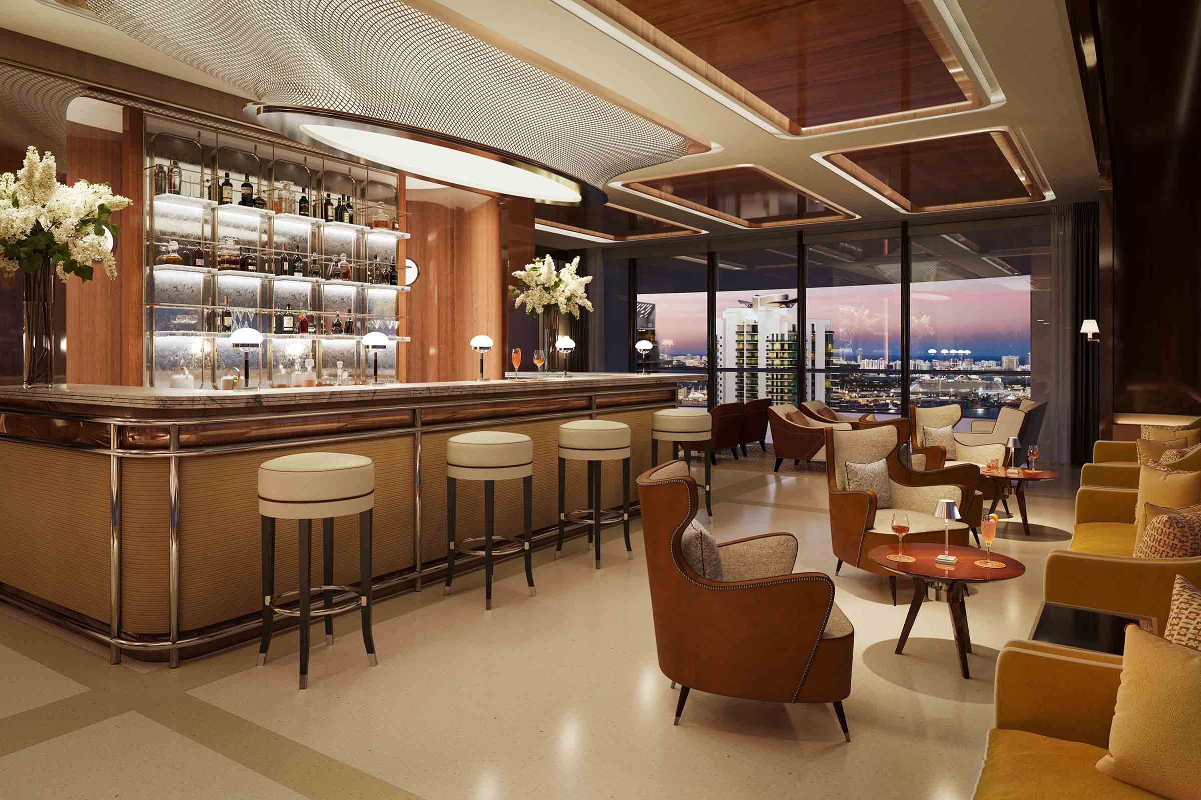 Rendering of Cipriani Residences Brickell Miami Speakeasy