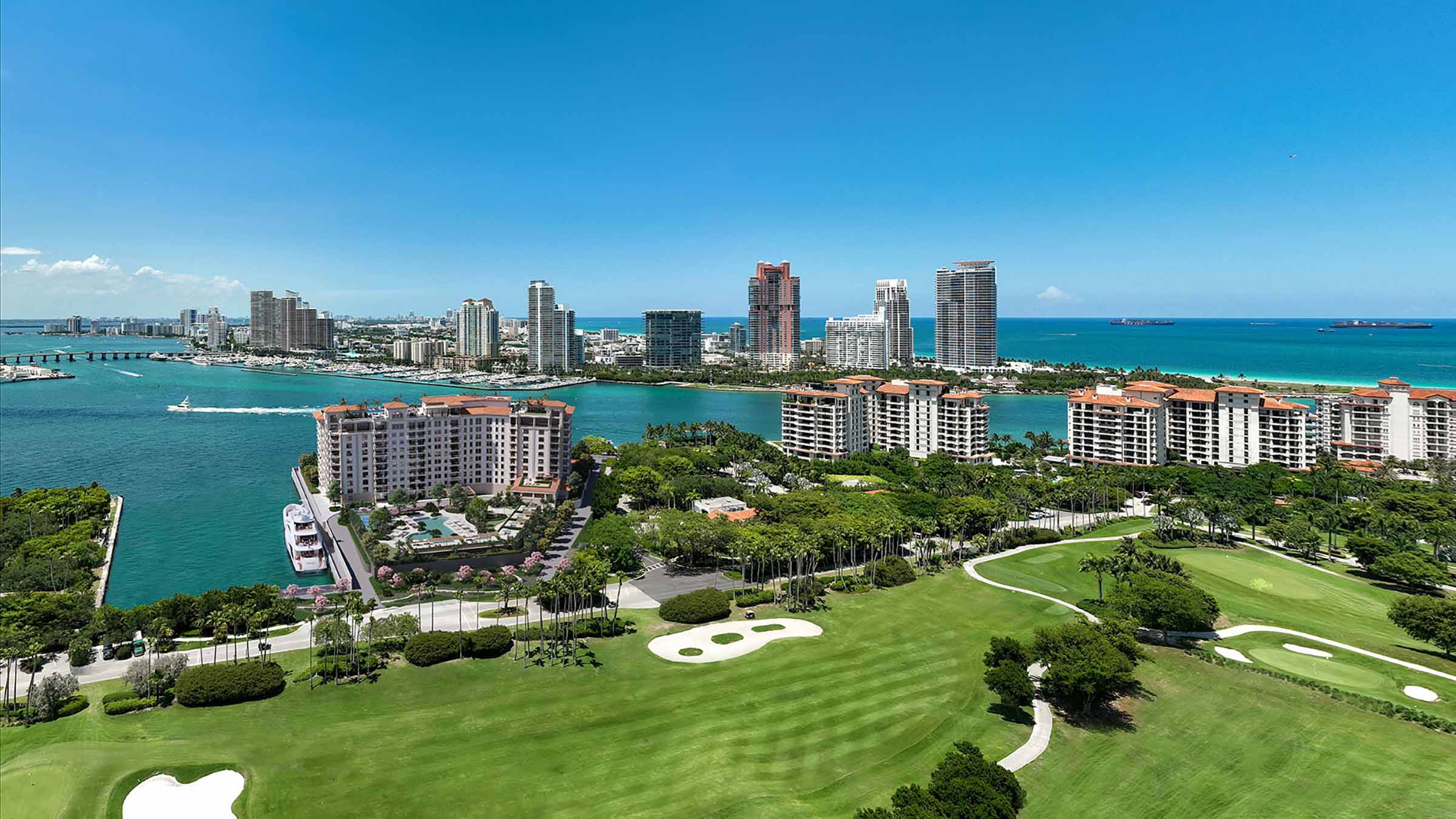 Rendering of Six Fisher Island Golf Club