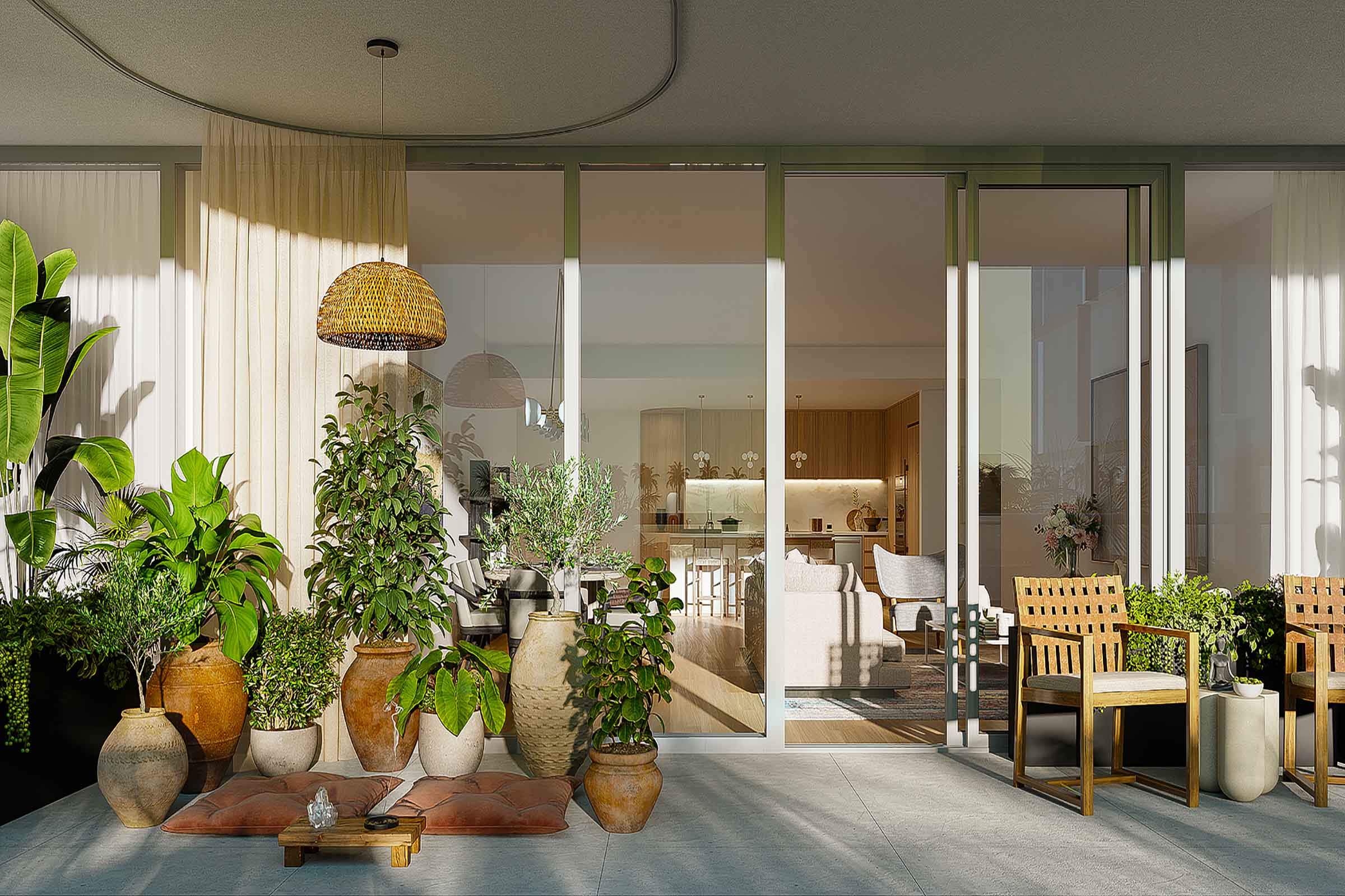 Rendering of THE WELL Bay Harbor Islands '01 Line Terrace