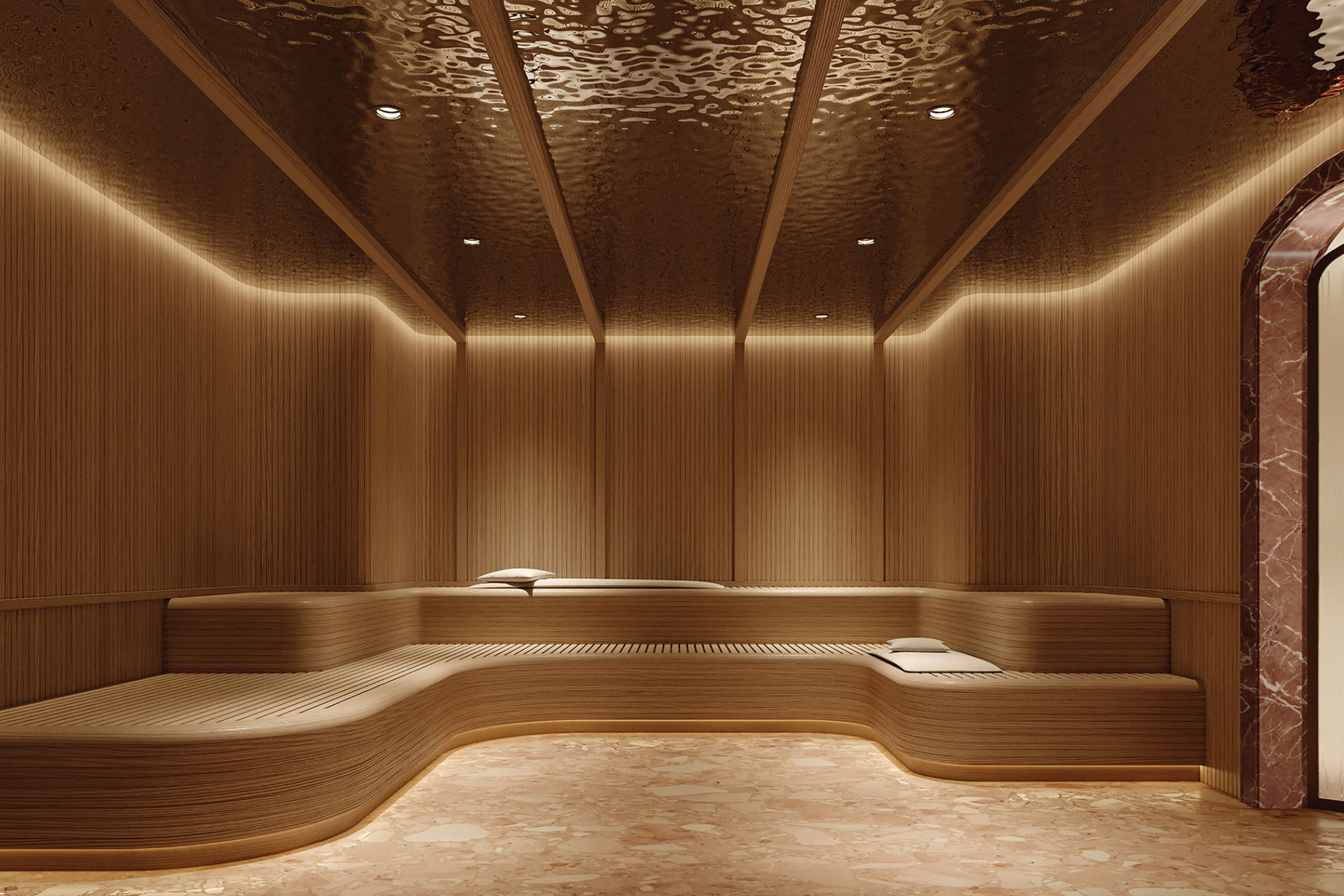 Rendering of THE WELL Bay Harbor Islands Sauna